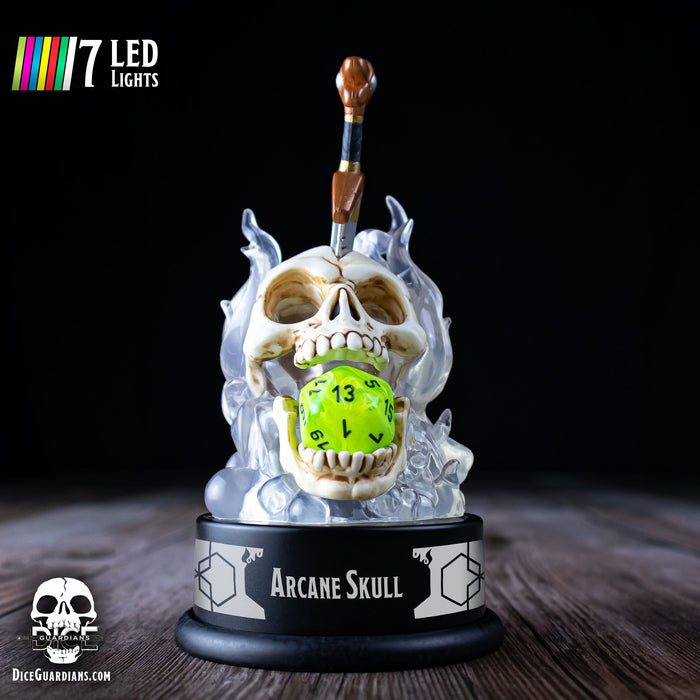 Arcane Skull Light Up Dice Guardian